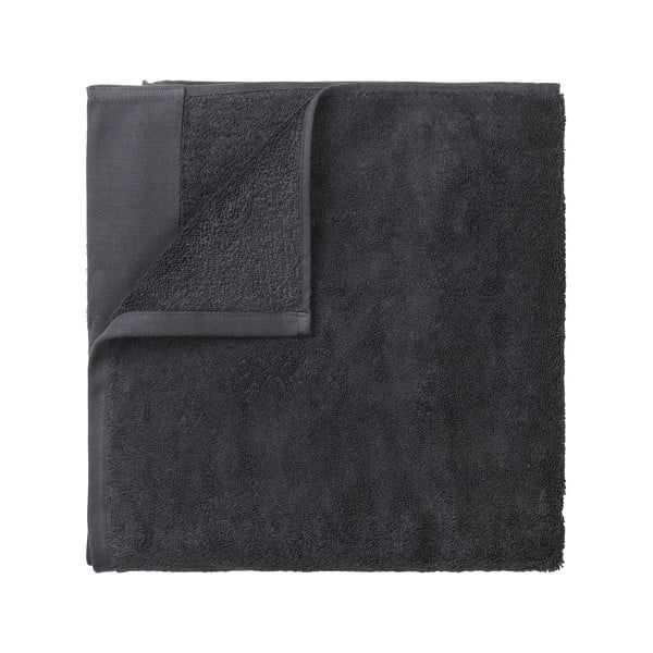 Тъмно сива памучна кърпа , 50 x 100 cm - Blomus