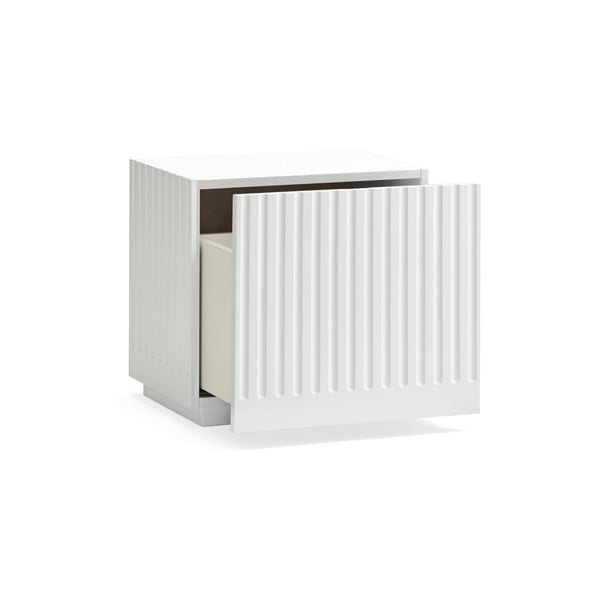 Бяло нощно шкафче Doric - Teulat-image-3