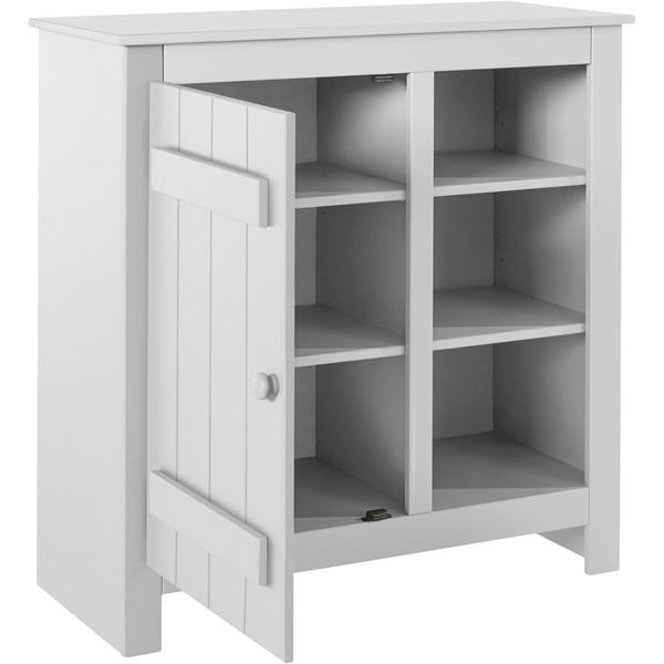 Бяло шкафче от масивен бор 90x90 cm Bertram – Støraa-image-3