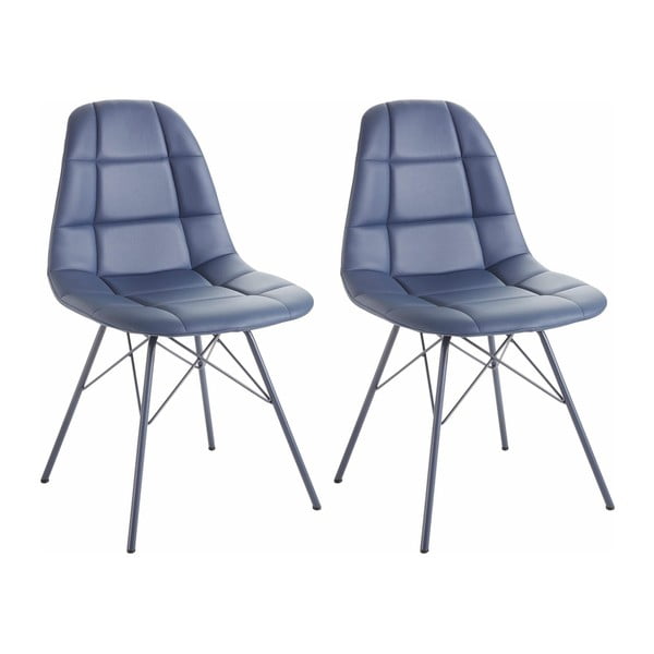Sada 2 modrých židlí Støraa Sting
