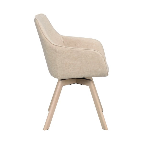 Бежови тапицирани трапезни столове в комплект 2 бр. Alison – Rowico-image-3