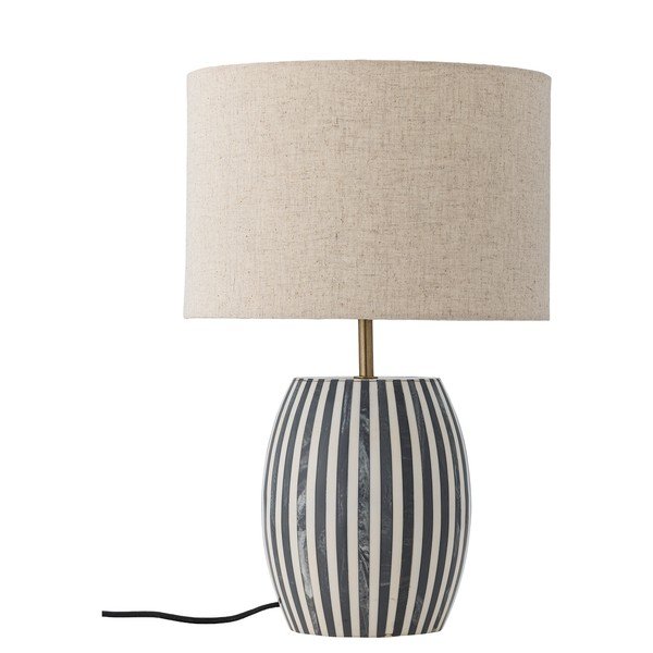 Бяла/сива LED настолна лампа (височина 47 cm) Tali – Bloomingville