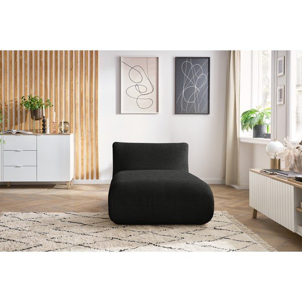 Тъмносив велурен модул за диван Lecomte - Bobochic Paris-image-1