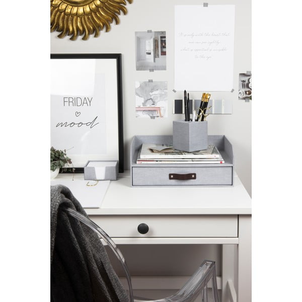 Картонен органайзер за докумнети с чекмедже Walter – Bigso Box of Sweden-image-1