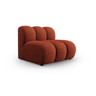 Модулен диван в тухлен цвят (среден модул) Lupine – Micadoni Home