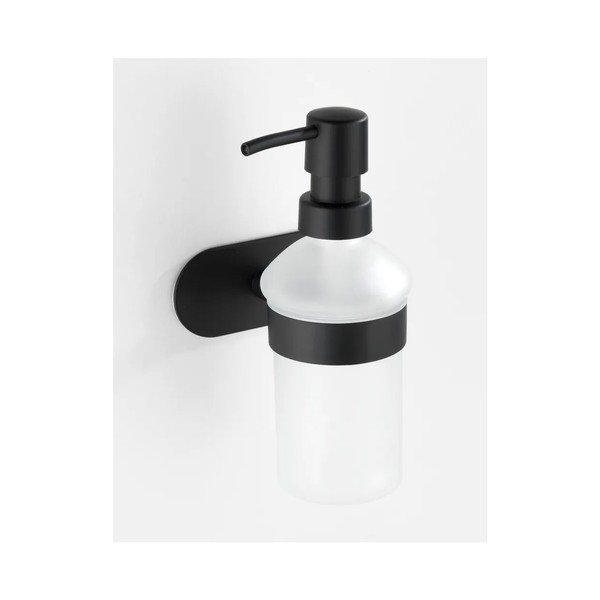 Матово черен самозалепващ комплект аксесоари за баня от неръждаема стомана Orea – Wenko-image-4