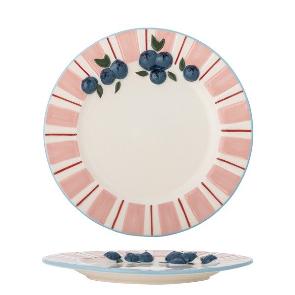 Розови/кремави десертни глинени чинии в комплект 4 бр. ø 20,5 cm Carry – Bloomingville-image-3