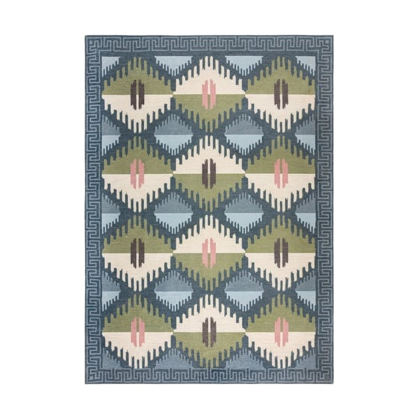 Син килим 170x240 cm Lawson Kilim – Flair Rugs