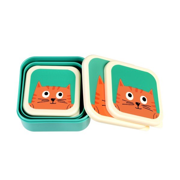 Комплект от 3 кутии за закуски Chester Cat - Rex London-image-2