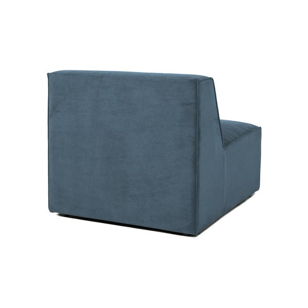 Син модулен диван от рипсено кадифе (среден модул) Sting – Scandic-image-2