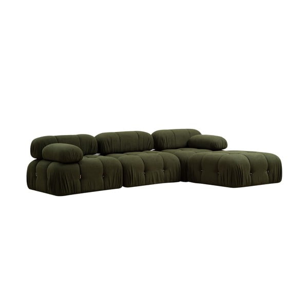 Тъмнозелен ъглов диван (променлив) Bubble – Artie