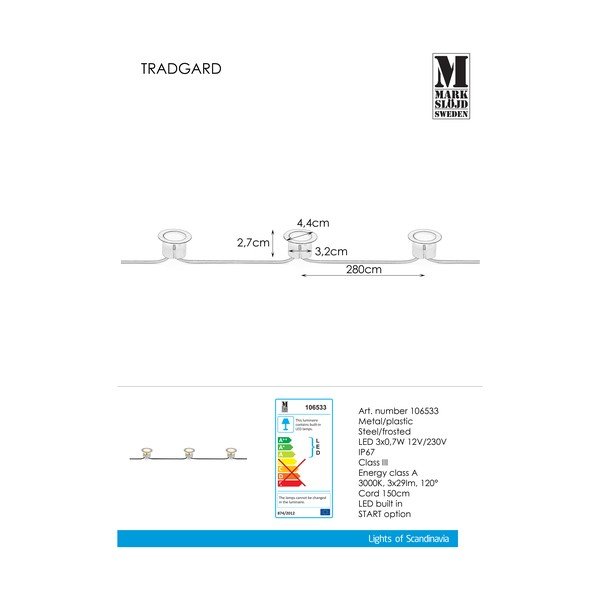 Точково осветление Tradgard - Markslöjd-image-1