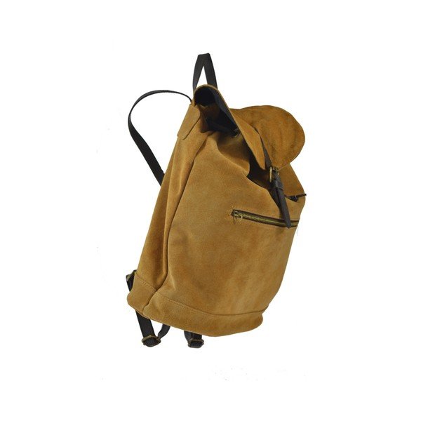 Коняк кафява кожена раница Inna - Chicca Borse-image-2