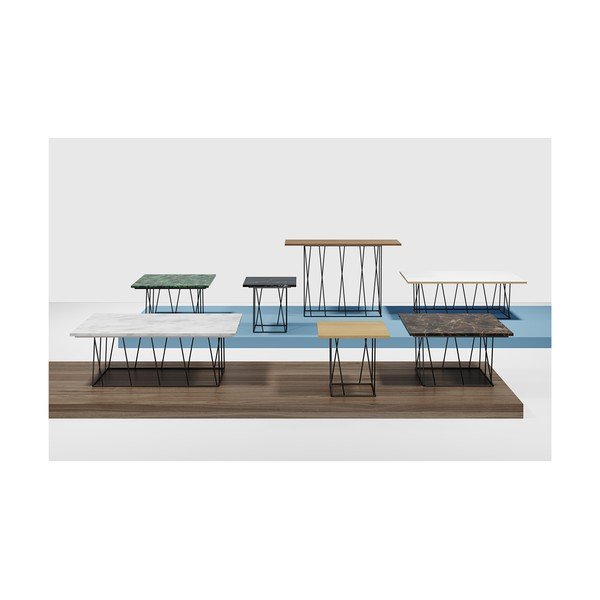Конзолна маса Helix с орехов плот и черни крака - TemaHome-image-3