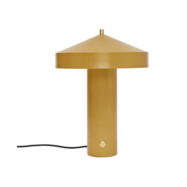 Метална настолна лампа в цвят жълта охра (височина 41 cm) Hatto – OYOY Living Design