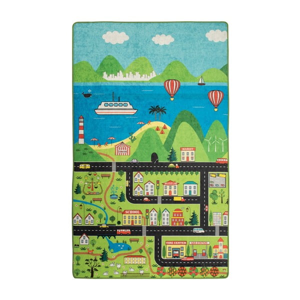 Детски килим Happy City, 100 x 160 cm - Unknown