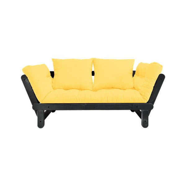 Променлив диван Черен/жълт Beat - Karup Design
