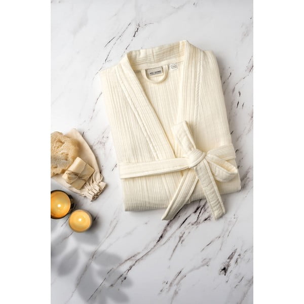 Кремава муселинова хавлия размер S/M Kimono – Foutastic-image-3