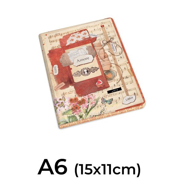 Тетрадки в комплект от 2 бр. 192 страници A6 Love – Kartos-image-2
