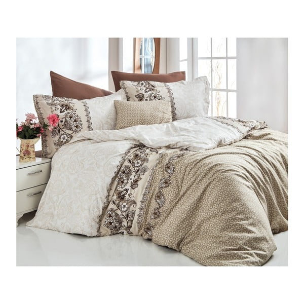 Комплект чаршафи за единично легло от памук Satin Apollo Deluxe, 160 x 220 cm - Mijolnir