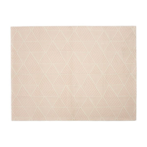 Детски розов килим ръчна изработка Геометричен, 120 x 160 cm - Naf Naf