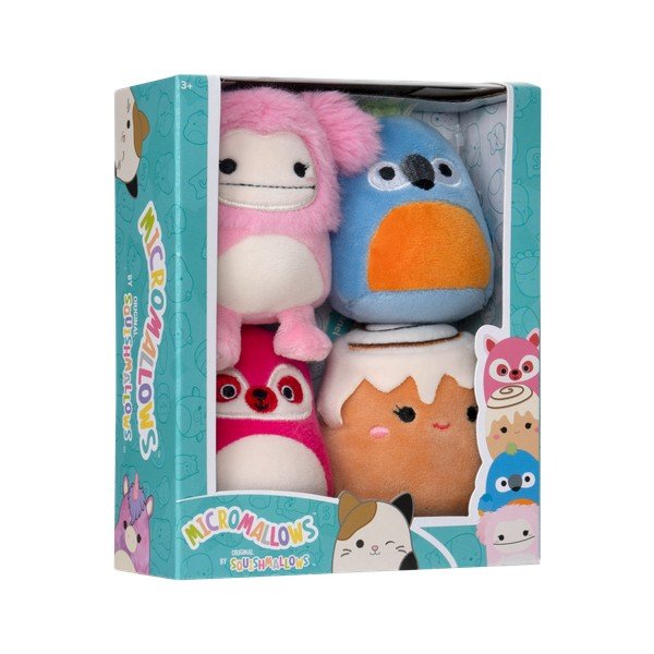Плюшени играчки 4 бр. Micromallows 4Pack – SQUISHMALLOWS-image-3