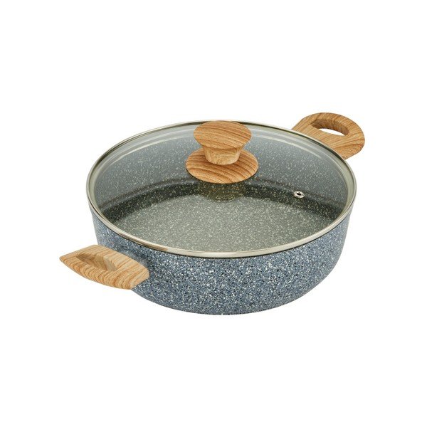 Гърне с капак и дръжки с имитация на дърво, ø 24 cm Pierre Gourmet - Bisetti