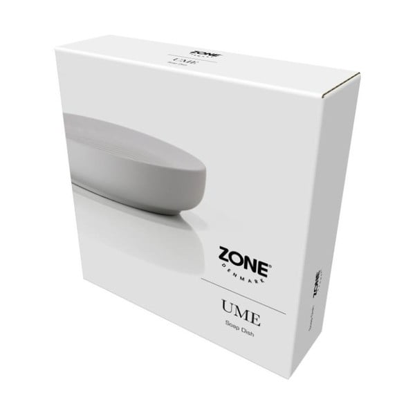Светлосива каменоделска купа за сапун в банята Soft Grey Ume - Zone-image-3