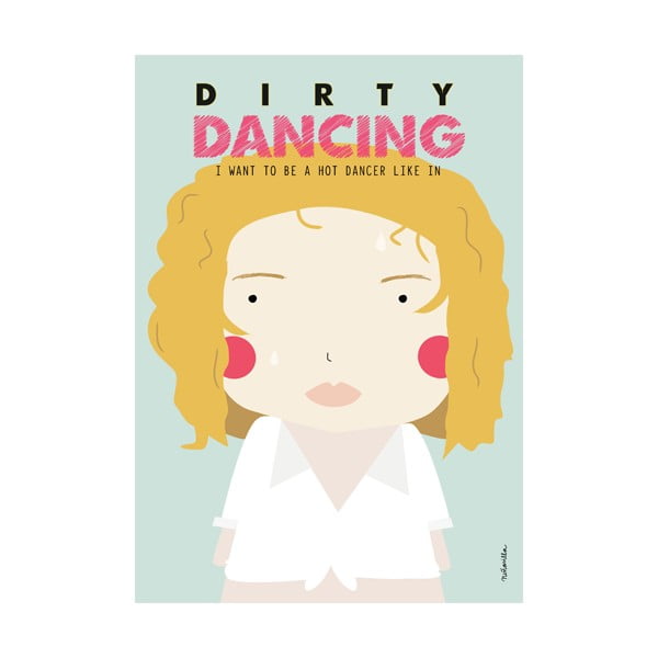Plakát NiñaSilla Dirty Dancing, 21 x 42 cm