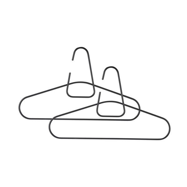 Комплект от 2 черни метални A-вешалки A-Hanger - Zone-image-1
