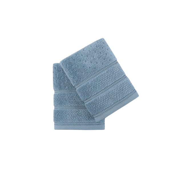 Комплект от 2 сини памучни кърпи , 50 x 90 cm Arella - Foutastic-image-3