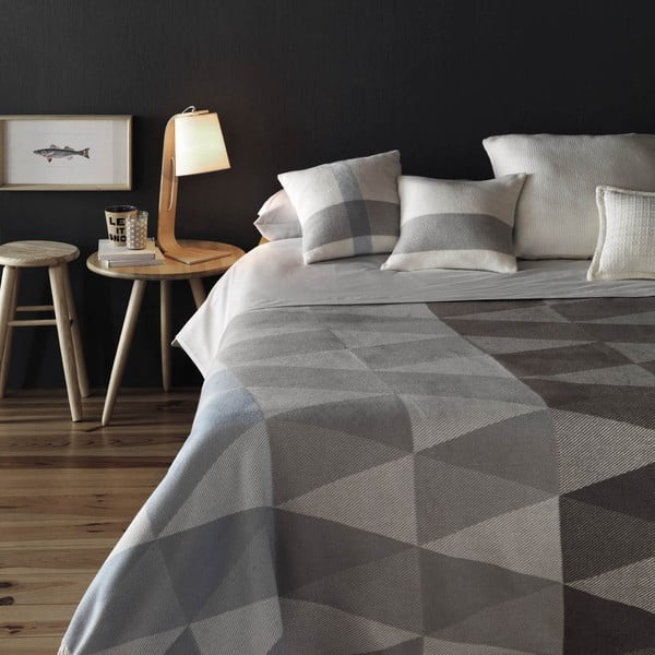 Розово-сиво одеяло със съдържание на памук , 140 x 180 cm Pisa - Euromant-image-1