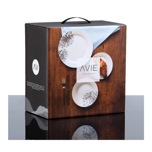 Порцеланов сервиз за хранене 12 части Avie - Premier Housewares-image-2