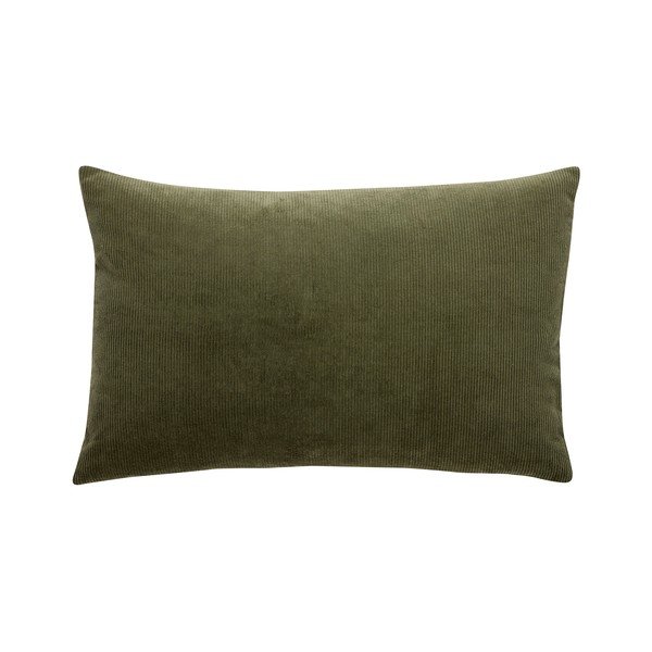 Зелена и бежова възглавница Cleo, 60 x 40 cm - Hübsch-image-2