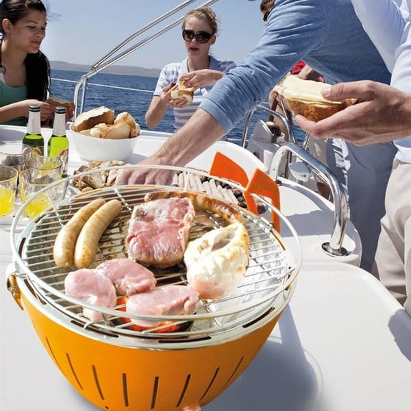 Преносим грил на дървени въглища ø 35 cm Classic – LotusGrill-image-2