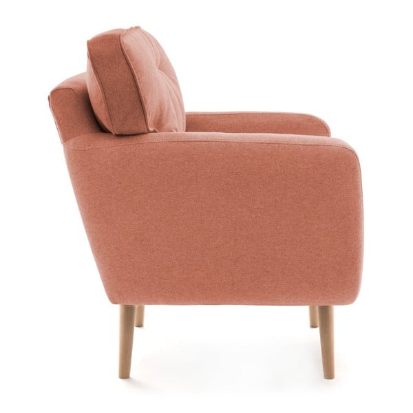 Lososové křeslo s polštářkem Vivonita Malva-image-3