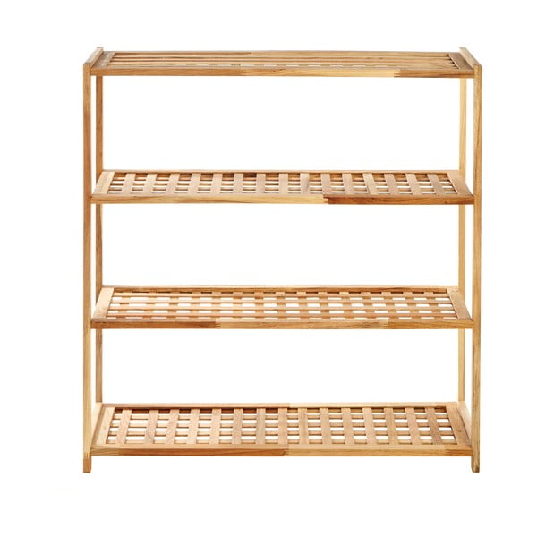 Стойка за обувки от масивен орех в естествен цвят – Premier Housewares-image-3