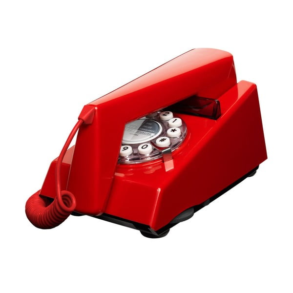 Retro funkční telefon Trim Red