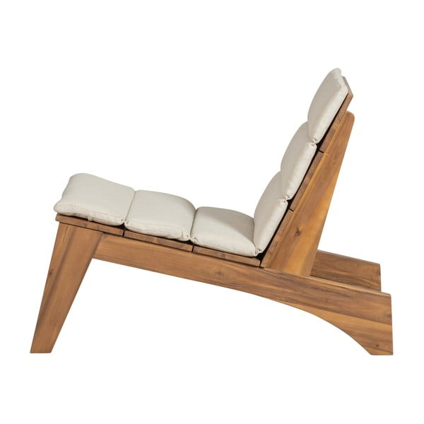 Кремаво-естествено градинско кресло от масивно дърво Kenai – Exotan-image-3