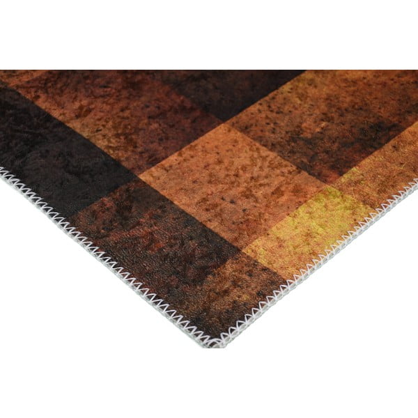 Оранжев килим, подходящ за миене 50x80 cm - Vitaus-image-2