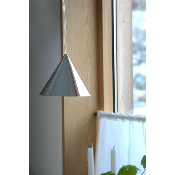 Метално висящо осветително тяло в сребрист цвят с метален абажур ø 19 cm Tip – Markslöjd-image-3