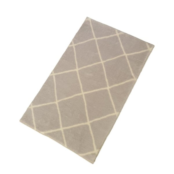 Сив килим за баня 50x80 cm Diamond – Mila Home