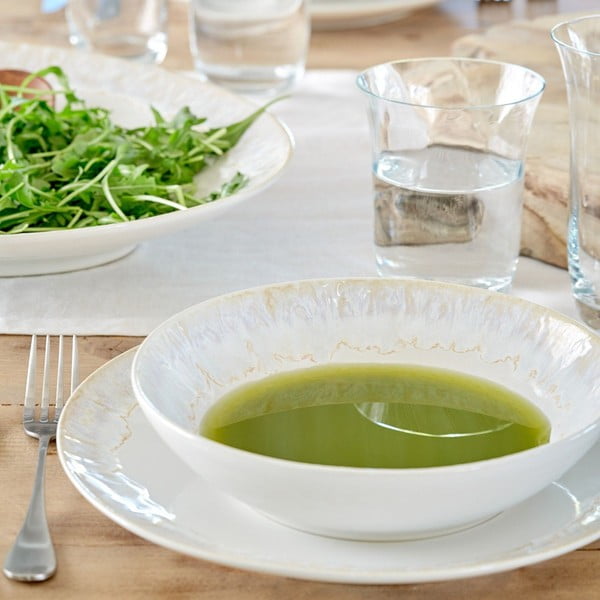 Бяла керамична чиния ø 27 cm Taormina – Casafina-image-2