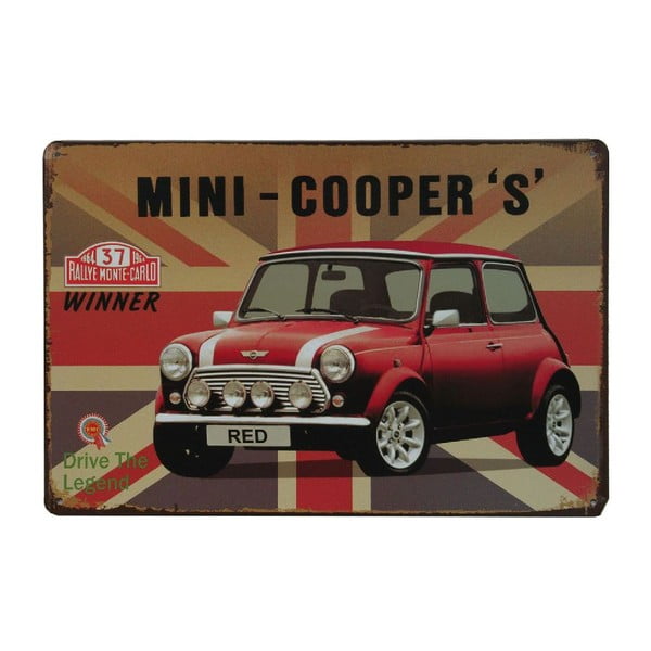 Cedule Mini Cooper, 20x30 cm