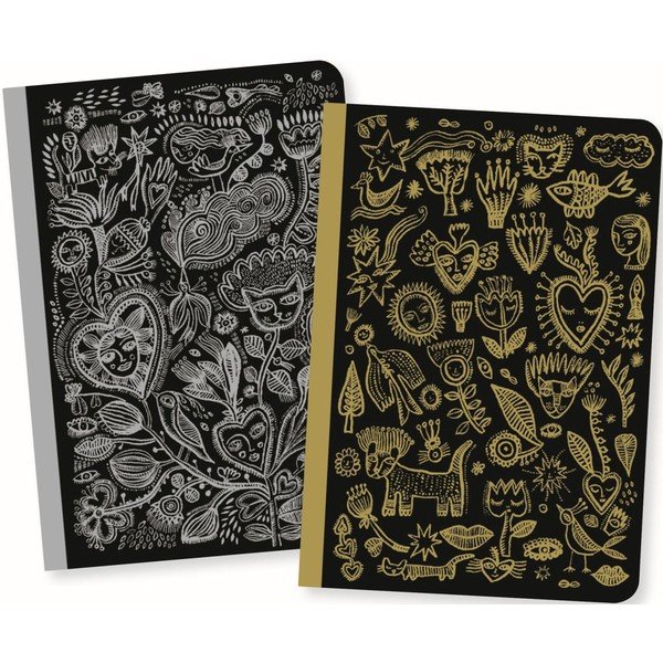 Комплект от 2 работни тетрадки - Djeco