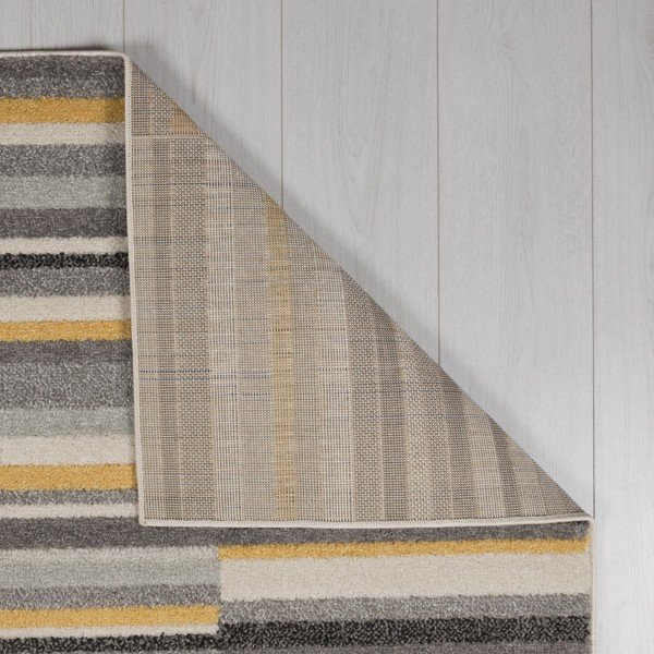 Сив и жълт килим Urban Lines, 200 x 275 cm - Flair Rugs-image-3