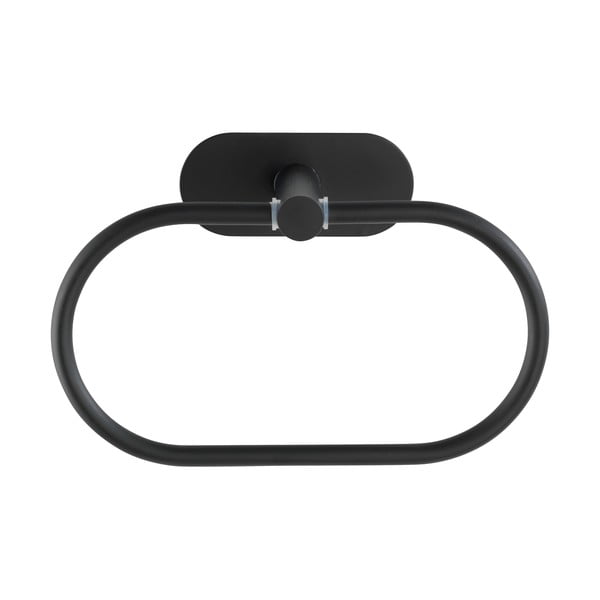 Матово черен пръстен от неръждаема стомана за държач за кърпи Turbo-Loc® Orea - Wenko