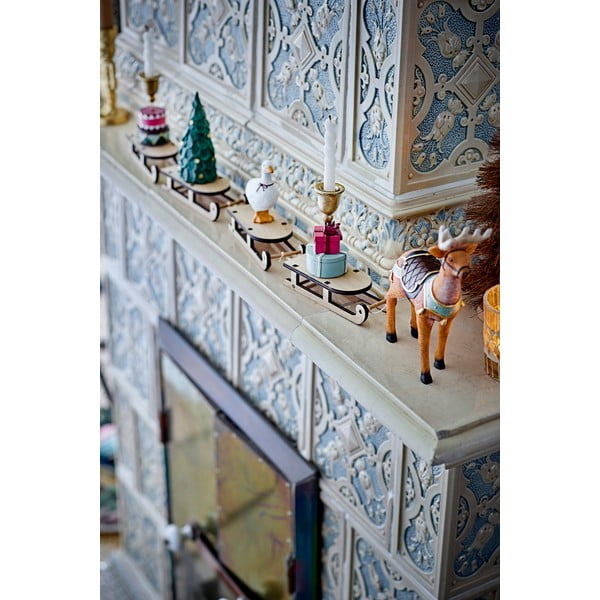 Свещник с коледен мотив от полирезин Dasher – Bloomingville-image-1