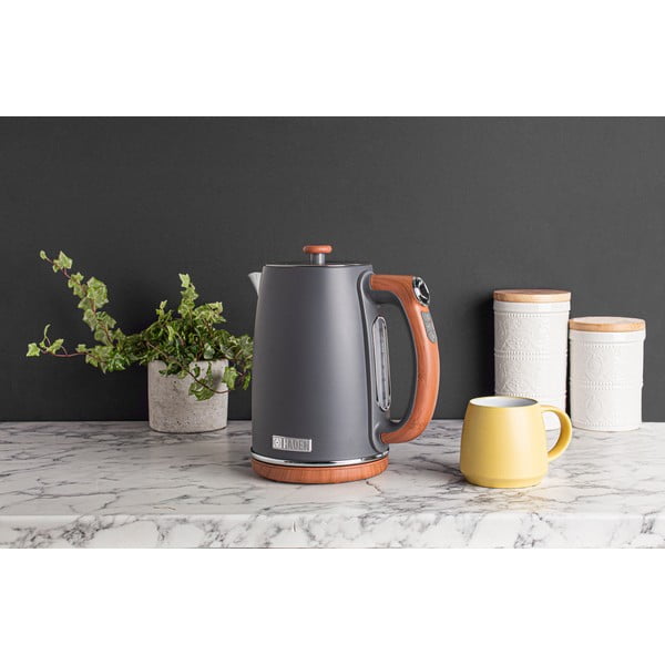 Тъмносива електрическа кана 1,7 l Dorchester – Haden-image-1