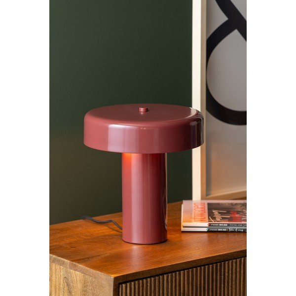 Бордо метална настолна лампа (височина 26 cm) Riqueza Palo – Leitmotiv-image-1